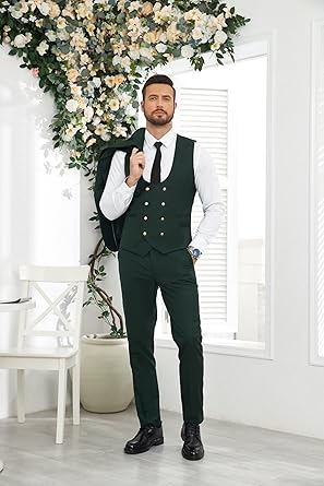 3 Piece Men's Suits Slim Fit Suits for Men Wedding Prom Tuxedo Suits Formal Business
